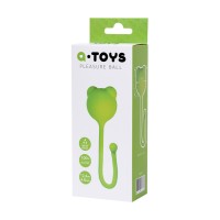 Вагинальный шарик A-Toys by TOYFA Tigo, силикон, зеленый, 12,4 см Ø 2,7 см