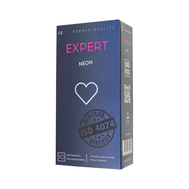 Презервативы EXPERT Neon Germany 10шт. (светящиеся)