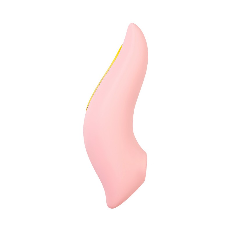 Вакуумный стимулятор Flovetta LILY, силикон, розовый, 13 см