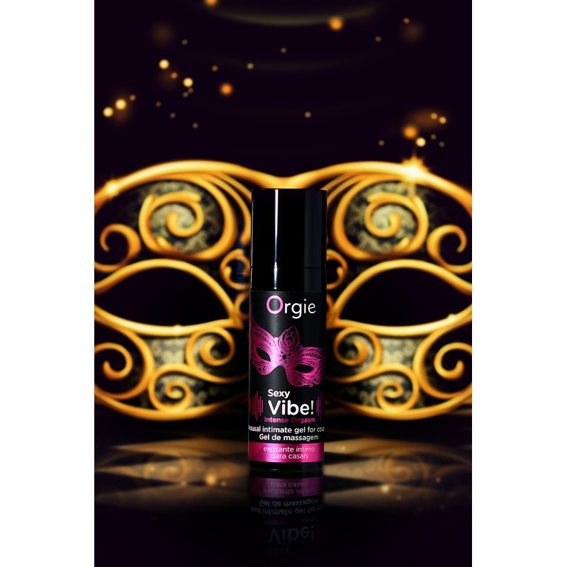 Гель для массажа ORGIE Sexy Vibe Intense Orgasm с разогревающим и охлаждающим эффектом, 15 мл