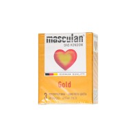 Презервативы Masculan, 5 ultra, золотые, 19 см, 5,3 см, 3 шт.(Gold № 3)