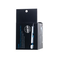 Насадка Magic Wand Genio для массажера Europe, силикон, синяя, 4.1 см
