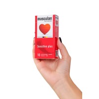 Презервативы Masculan, сlassic 1, нежные, 19 см, 5,2 см, 10 шт.