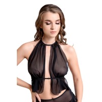 Бралетт с пояском Erolanta Clara, черный (48-52)