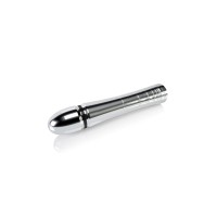 Фаллоимитатор Mystim Glossy Glen, электростимуляция, хирургическая сталь, серебряный, 14 см