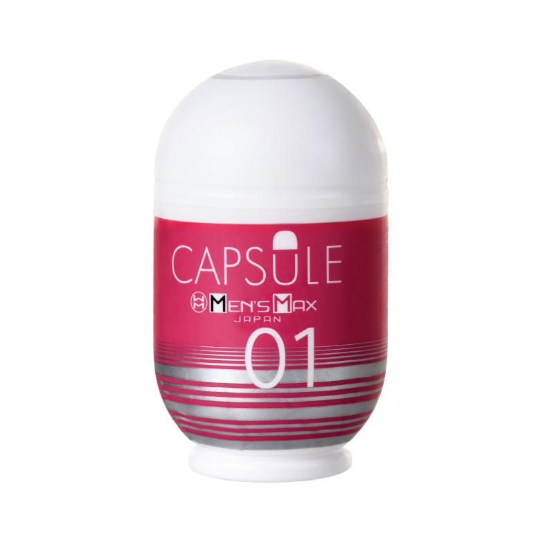 Мастурбатор нереалистичный MensMax CAPSULE 01 Dandara, TPE, розовый, 8 см