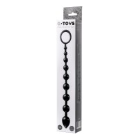 Анальная цепочка A-Toys by TOYFA Talis, TPE, черный, 28,3 см