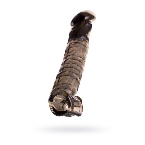 Насадка TOYFA XLover, для увеличения размера, TPE, черный, прозрачный, 22.5 см