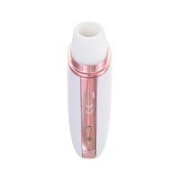 Вакуум-волновой стимулятор с вибрацией Satisfyer Love Triangle Connect App, силикон, белый, 8,8 см
