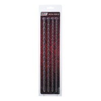 Набор уретральных зондов Black & Red by TOYFA, 4 штуки, чёрный