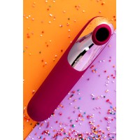 Вакуум-волновой стимулятор клитора Satisfyer Dual Love Connect App, силикон, красный, 16 см.