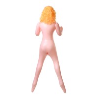 Кукла надувная Dolls-X by TOYFA Celine с реалистичной головой, блондинка, с тремя отверстиями
