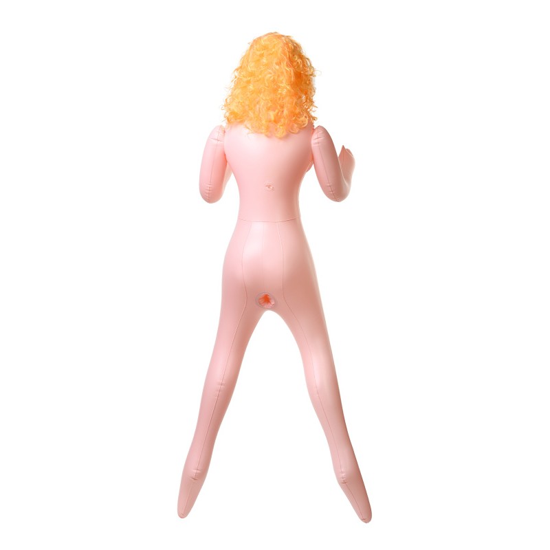 Кукла надувная Dolls-X by TOYFA Celine с реалистичной головой, блондинка, с тремя отверстиями