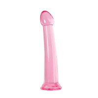 Нереалистичный фаллоимитатор Jelly Dildo XL Toyfa Basic, TPE, Розовый, 22 см
