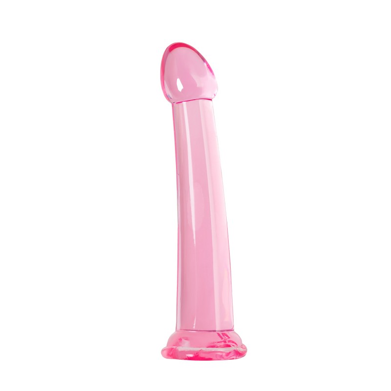 Нереалистичный фаллоимитатор Jelly Dildo XL Toyfa Basic, TPE, Розовый, 22 см