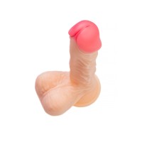 Реалистичный фаллоимитатор RealStick Nude Shaw, PVC, телесный, 17 см