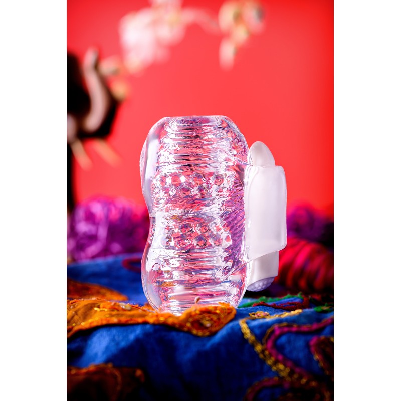 Мастурбатор нереалистичный Lingam by TOYFA Khani, TPE, прозрачный, 9 см