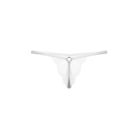 Стринги кружевные открытые SoftLine Collection, белый, S/L