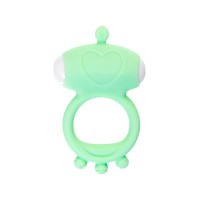 Виброкольцо на пенис A-Toys by TOYFA Fowd, силикон, зеленое, Ø 2,6 см