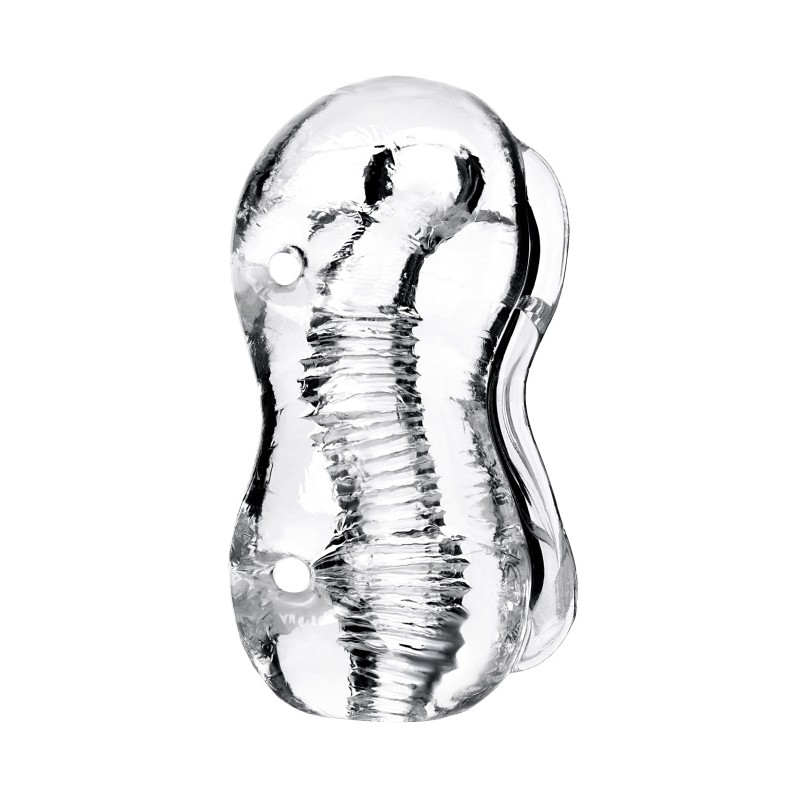 Мастурбатор нереалистичный Lingam by TOYFA Indira, TPE, прозрачный, 14 см