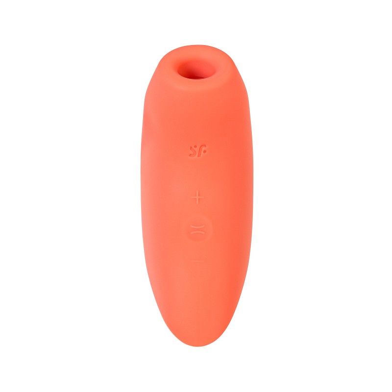 Вакуум-волновой стимулятор клитора Satisfyer Magnetic Deep Pulse, силикон, абрикосовый, 11,6 см