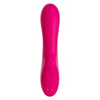 Вакуумный стимулятор клитора с вибрацией Satisfyer Curvy Trinity 3, красный, 17,7 см