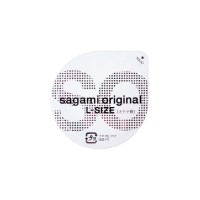 Презервативы Sagami, original 0.02, L-size, гладкие, 19 см, 5,8 см, 10 шт.