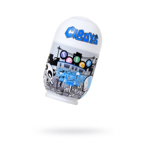 Мастурбатор нереалистичный MensMax CAPSULE Trick, TPE, прозрачный, 9 см