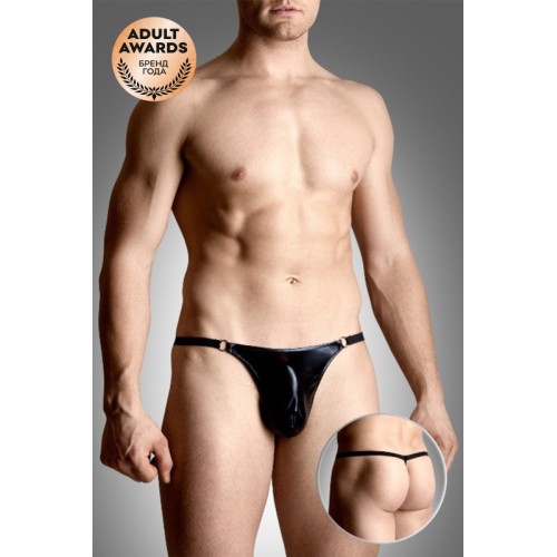 Стринги мужские wetlook SoftLine Collection, черный, S/L