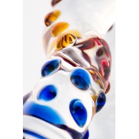 Нереалистичный фаллоимитатор Sexus Glass, стекло, прозрачный, 20 см