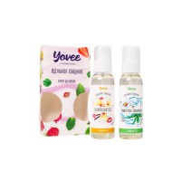 Набор гелей-смазок Yovee для любви (721011+721053), вкусовой (ваниль. сливки) + увл (алоэ), 2х100мл
