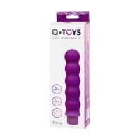 Нереалистичный вибратор A-Toys by TOYFA Wavvy, силикон, фиолетовый, 17 см
