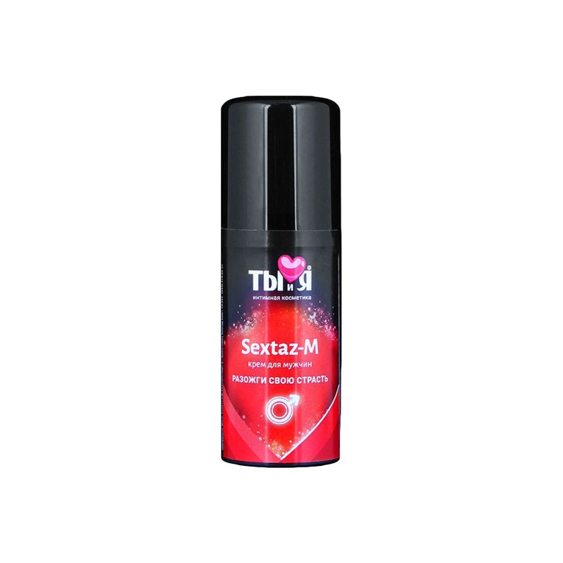 Крем возбуждающий Ты и Я "Sextaz-M" для мужчин, 25 г