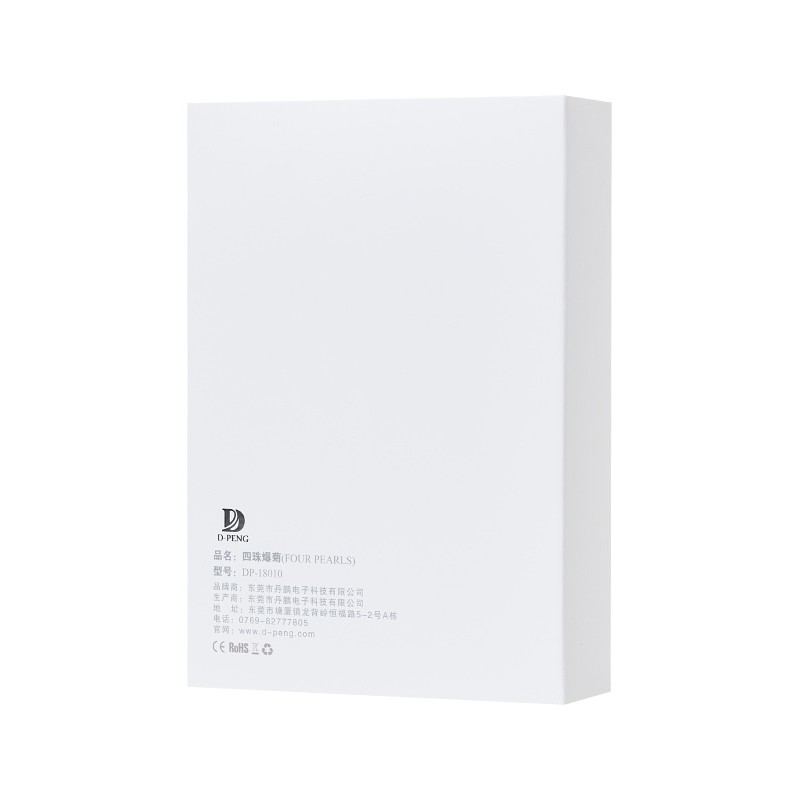 Анальная втулка  For Pearls D-PENG, силикон, черный, 11  см