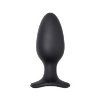 Анальная втулка LOVENSE Hush 2 (L), силикон, черная, 12,1 см