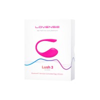 Виброяйцо LOVENSE Lush 3, силикон, розовый, 18 см