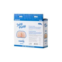 Мастурбатор реалистичный TOYFA Juicy Pussy Chantal с вибрацией, вагина и анус, TPR, телесный, 14,5 с