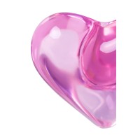 Анальная втулка Sexus Glass, стекло, розовая, 9,8 см