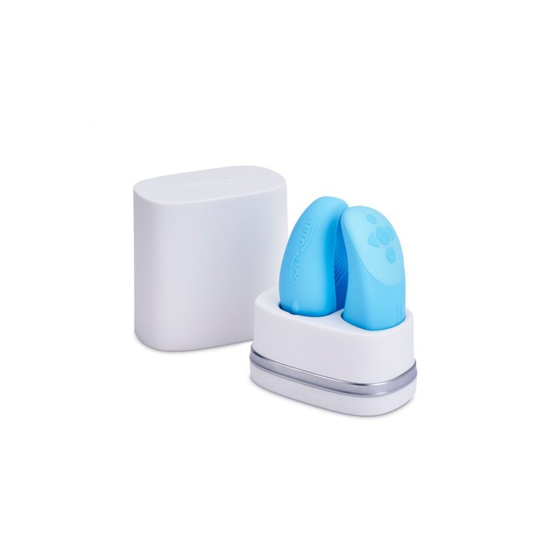 Вибратор WE-VIBE Chorus силикон, голубой, 11 см