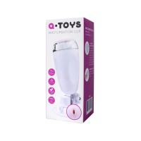 Реалистичный мастурбатор A-Toys by TOYFA Coochy, TPR, белый, 21 см