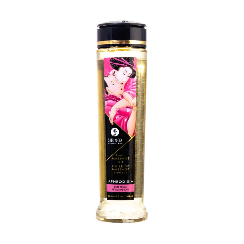 Масло массажное для тела Shunga «Афродизия. Лепестки роз» (Aphrodisia. Rose Petals) 240 мл.