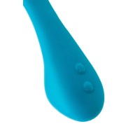 Многофункциональный вибратор L'Eroina Cycla, силикон, голубой, 20 см