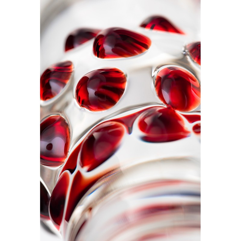 Двусторонний фаллоимитатор Sexus Glass, стекло, прозрачный, 22 см