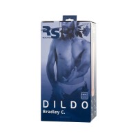 Фаллоимитатор RealStick Silicone Bradley C, телесный, 18,5 см