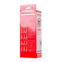 Страпон на креплении LoveToy с поясом Harness, реалистичный, neoskin, телесный, 21 см