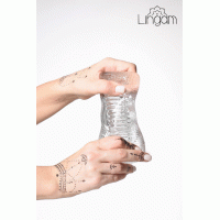 Мастурбатор нереалистичный Lingam by TOYFA  Asha, TPE, прозрачный, 14 см
