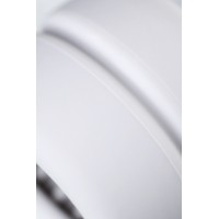 Насадка Magic Wand Silky touch для массажера Europe, силикон, белая, 4.5 см