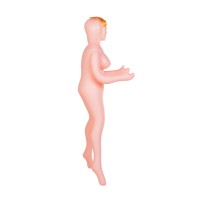 Кукла надувная Dolls-X by TOYFA Olivia, рыжая, с тремя отверстиями, кибер вставка: вагина-анус