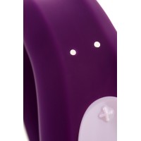 Многофункциональный стимулятор для пар Satisfyer Double Joy Connect App, силикон, фиолетовый, 18 см