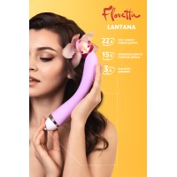 Вибратор Flovetta LANTANA, силикон, фиолетовый, 22 см